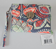 Vera Bradley Your Turn Smartphone Wristlet Nomadic Floral Retired 2016 Gray NWT