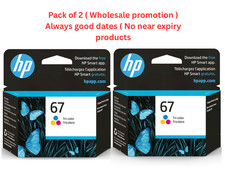 HP 67 Tri-color Original Ink Cartridge, 100 pages, 3YM55AN 140