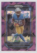 2022 Panini Prizm Rookies Purple Ice Prizm 102/225 Isaiah Spiller #324 0b3