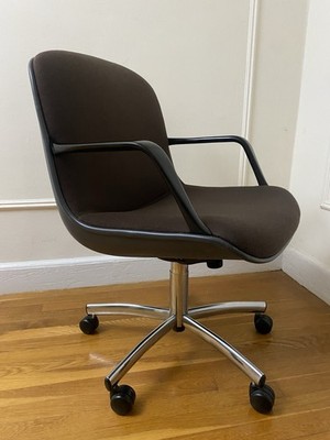 Steelcase #451 BROWN Office Chair   Charles Pollock Style Mid-Century MCM