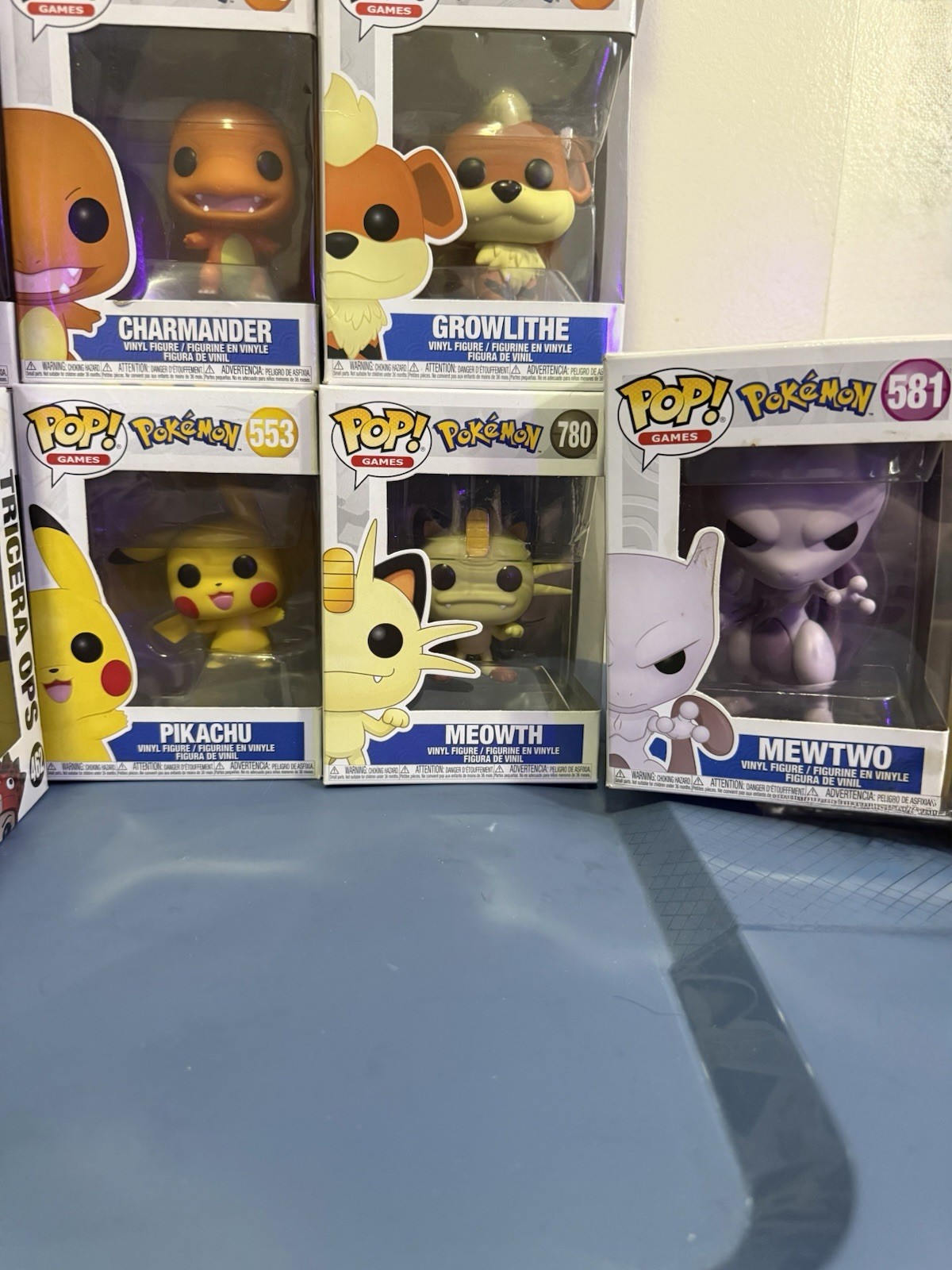 S Set Charmander Growlithe Pikachu Meowth Mewtwo