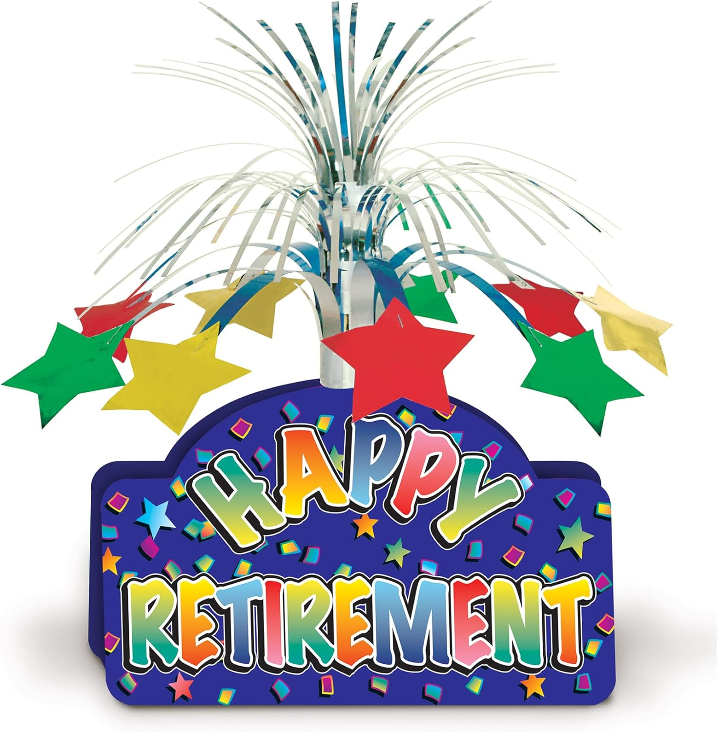 Happy Retirement Centerpiece Party Accessory (1 count) (1/Pkg)