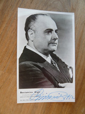 BENIAMINO GIGLI SIGNED PORTRAIT 1952