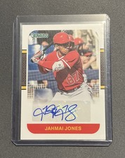 Jahmai Jones 2021 Donruss Retro 1987 Signatures Auto Angels Autograph 87S-JJ