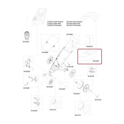 Thule Cargo Tray für Thule Urban Glide