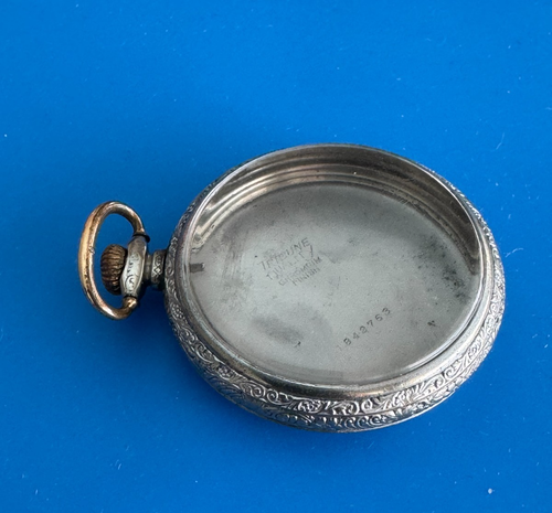 VINTAGE 16 SIZE TRIBUNE POCKET WATCH CASE PENDANT & LEVER SET - Afbeelding 2 van 5