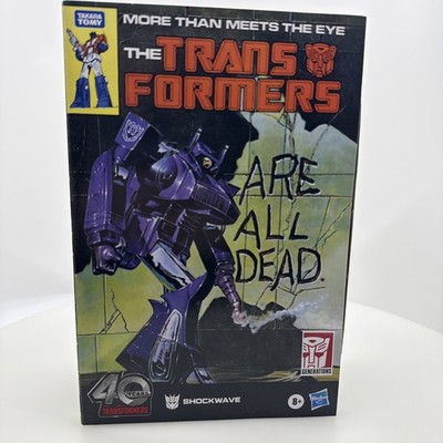 Transformers Generations 40th Anniversary Comic Edition Shockwave Action Figure