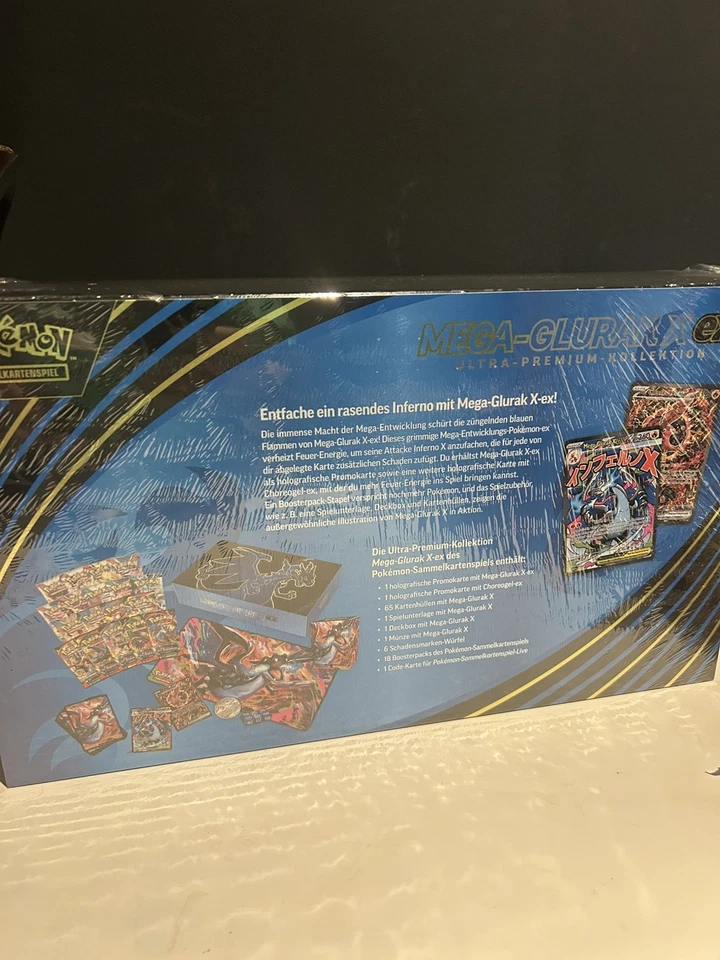 Pokémon Mega Glurak X Ultra Premium Kollektion (Deutsch) –SEALED✅ Fatale Flammen - Bild 3 von 3