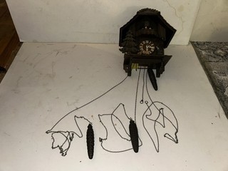 Vintage German Cuendet Chalet Cuckoo Clock Swiss Musical Movement Parts Repair?