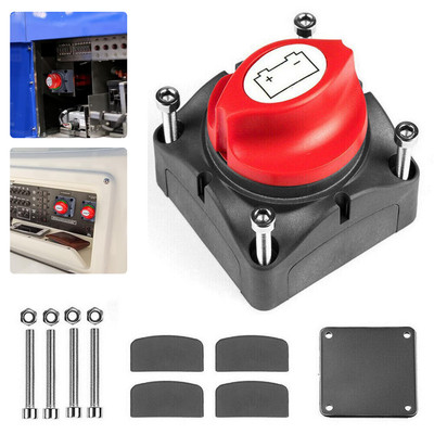 300A AUTO BATTERIE TRENNSCHALTER HAUPTSCHALTER STROMSCHALTER 12V48V BOOT KFZ LKW