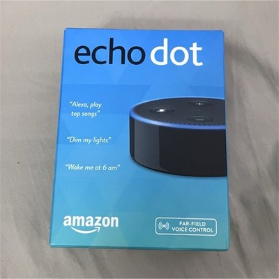 Amazon Echo Dot (2nd Gen) Smart Speaker Alexa WiFi Bluetooth Black 2017