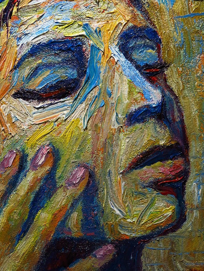 WOMAN PORTRAIT OIL█PAINTING GIRL█REALIST ART█SIGNED VINTAGE ORIGINAL FEMALE POP - Image 3 of 4