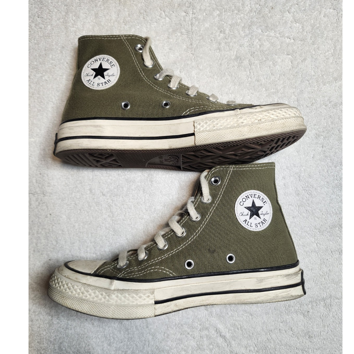 Converse Chuck Taylor All Star High Top Olive Canvas Lace Up