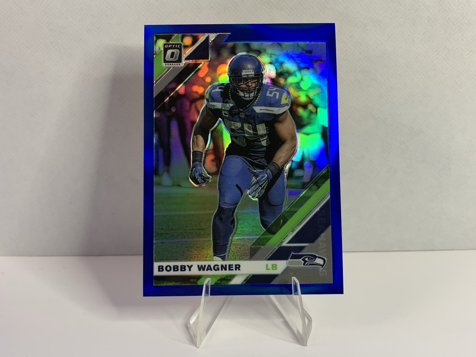 2019 Panini Donruss Optic Bobby Wagner Blue Prizm #’d/150 Seattle Seahawks