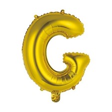 Gold Letter G Foil Balloon By Celebrate It - 14 Inch For Party Decor