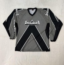 Diablo Jersey Shirt Mens 2XL Gray Paintball V...