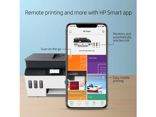 HP Smart Tank Plus 651 Wireless All-in-One InkJet Printer, Color Mobile Print, - Picture 7 of 10