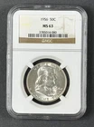 1956 Franklin Half Dollar – NGC MS63
