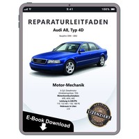 Audi A8 4D (94-02) 6-Zyl. 2,5L Dieselmotor TDI 150-180 PS Reparaturanleitung PDF