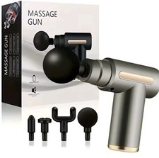 Mini Fascia Massage Gun Deep Tissue  Portable Percussion Muscle Massager USB-C