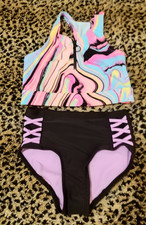 Justice Girls Swimsuit  Size 7  2 Piece Set