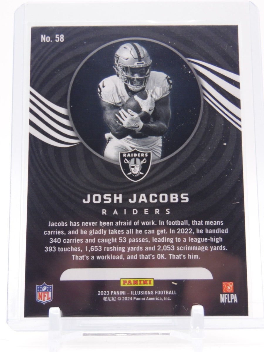2023 Panini Illusions - Orange #58 Josh Jacobs Los Vega