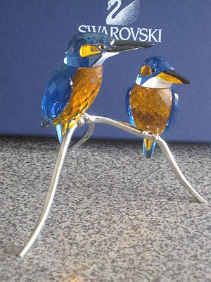 スワロフスキー カワセミ 貴重な廃盤Malachite Kingfishers スワロフスキー カワセミ 貴重な廃盤Malachite Kingfishers - メルカリ