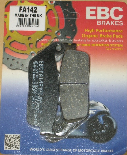 EBC Front Brake Pads FA142 Triumph Bonneville T214 2015 for sale online