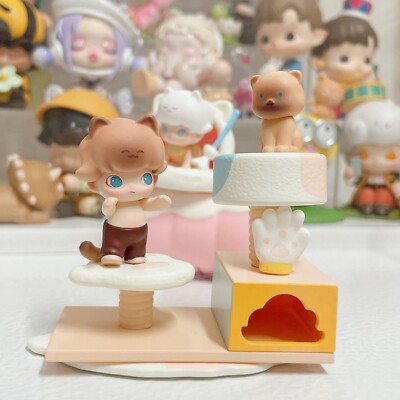 POP MART x DIMOO WORLD Cat Paradise Vivacity Mini Figure Art Toy 
