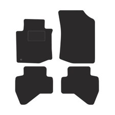 CI13-1 Satz Autoteppiche Velour STREAK Blau für Citroen C1 I 2005-2014 automatte