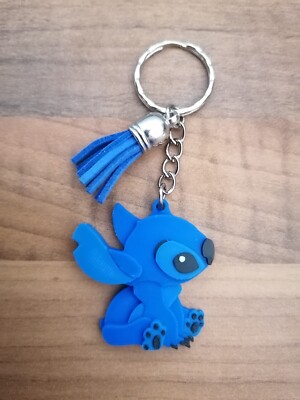 Disney Lilo & Stitch - Stitch sitzend nach rechts 3D-gedruckt Schlüsselanhänger Keychain