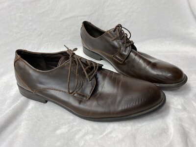 George Dress Casual Lace Up Loafers Oxfords Brown Shoes  display picture 1