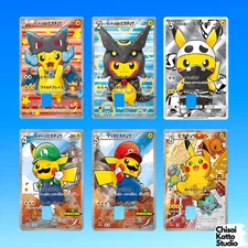 Custom Anime Pikachu Pokemon Credit/Debit Card Skins Credit Card Debit Card Skin