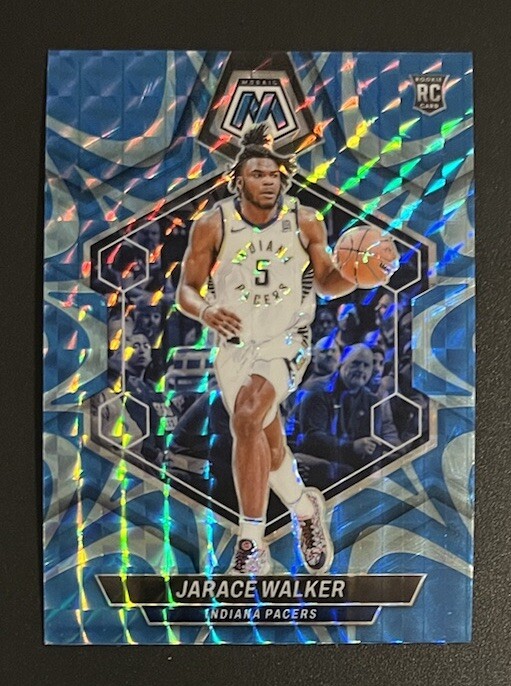 2023-24 Mosaic Reactive Blue #210 Jarace Walker RC Rookie Pacers (QR2)