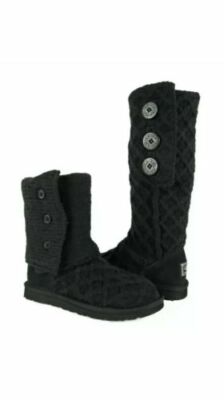 ladies black ugg boots