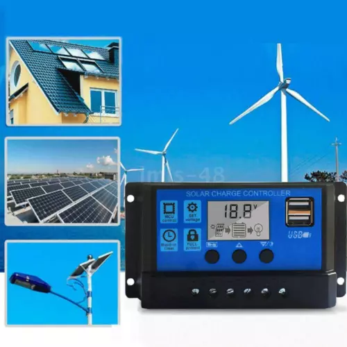 Solar Panel Regulator Charge Controller 12V/24V Auto Focus Tracking MPPT PWM - Picture 18 of 55