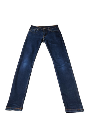 HERREN LEVI'S 512 GRÖSSE W30 L33 BLAU RINSE SLIM TAPERED DENIM JEANS HOSE 30X33