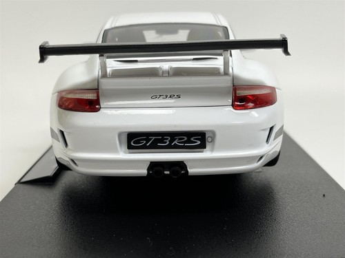 Porsche 911 997 GT3 RS Blanco Escala 1:18 Welly 18015W - Imagen 4 de 9