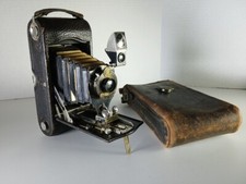 EASTMAN KODAK No. 3A Autographic Kodak Junior Folding Camera Shutter Tested Case