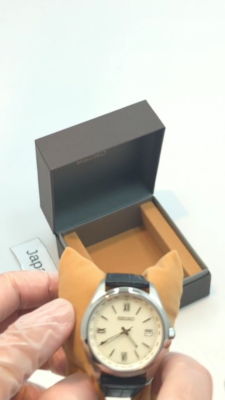 SEIKO腕時計 SBTM295 SEIKO SELECTION SBTM295 Ivory Titanium Solar Comfotex Men's Watch