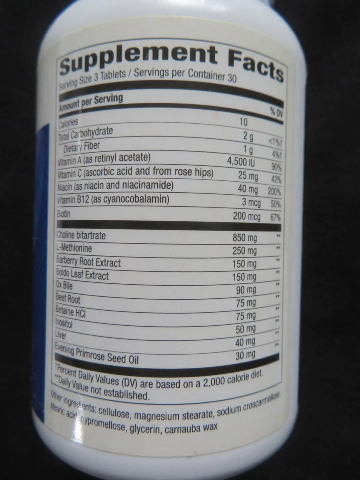 Terapia enzimática Liv-A-Tox salud hepática 90 comprimidos Foto 2 de 2