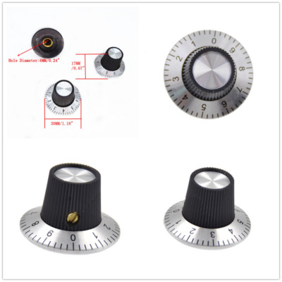 Buy Potentiometer Knob Rotary Switch Cap Black Color 15*17mm 6mm Shaft Online In Egypt – | Micro - Foto 8