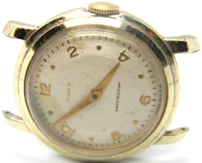 C223 mens 1950s Vintage Timex Marlin Us Time Manual Dot Number Watch Parts lot