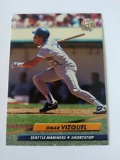1992 Fleer Ultra Omar Vizquel Baseball Card Seattle Mariners MLB #436 Nrmt-Mint