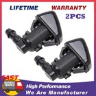2PCS Windscreen Wiper Sprayer Nozzle Universal Car Jet Washer Water Window Spray