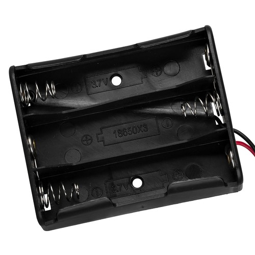 Battery Holder 3 Slot 18650 3.7V Li-ion Series Plastic Case Bracket Lead Wire - Picture 7 of 7