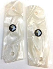 1911 grips fits COLT Rock Island & Clones MOTHER OF PEARL Screaming Eagle Med.
