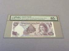 Cayman Islands 40 Dollars P-9a ND(1981)  PMG 65 EPQ