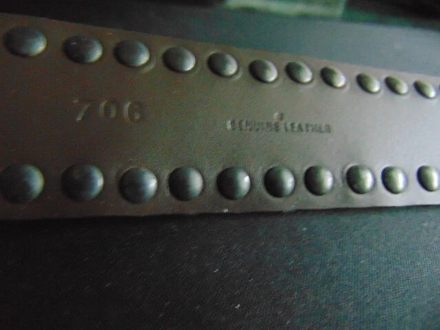 DISEÑADOR ITALIANO "CESARE PACIOTT" CINTURÓN DE CUERO NUEVO, HECHO EN ITALIA. Foto 4 de 4