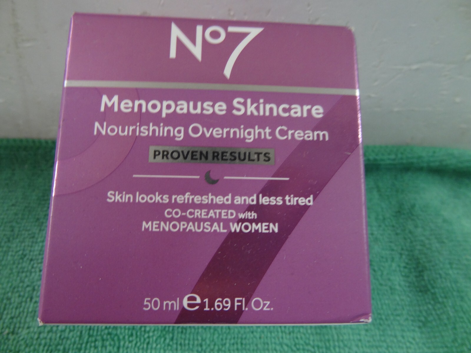 NEW No7 Menopause Skincare Nourishing Overnight Cream 1.69 fl oz